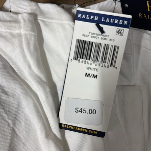 POLO RALPH LAUREN V-neck T-shirt In White $45 - Picture 6 of 6